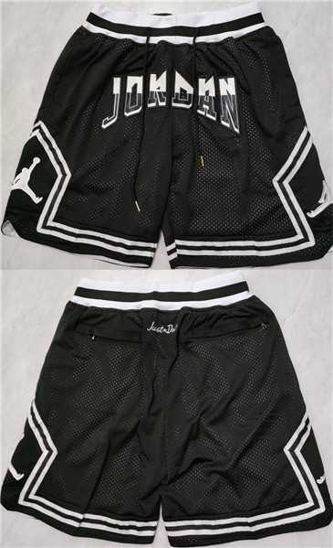 Mens Michael Jordan Black Shorts->nba shorts->NBA Jersey